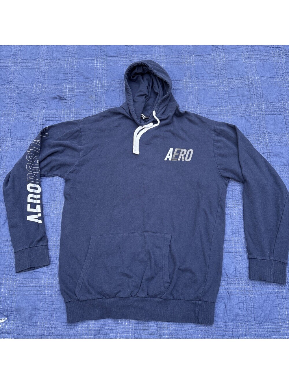 AERO Aeropostale Sleepwear Dark  Hoodie Women's Size XLPullover Sweatshirt Comfy